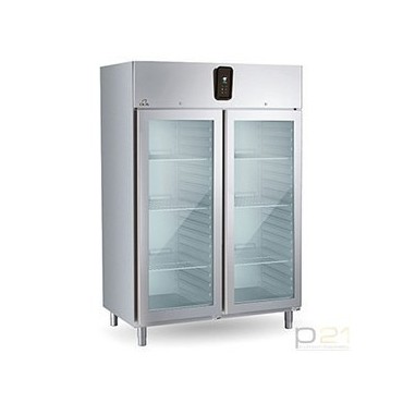 Szafa chłodnicza, monoblokowa, 2-drzwiowa, przeszklone drzwi, sterowanie dotykowe 1085 l, Olis 1021008