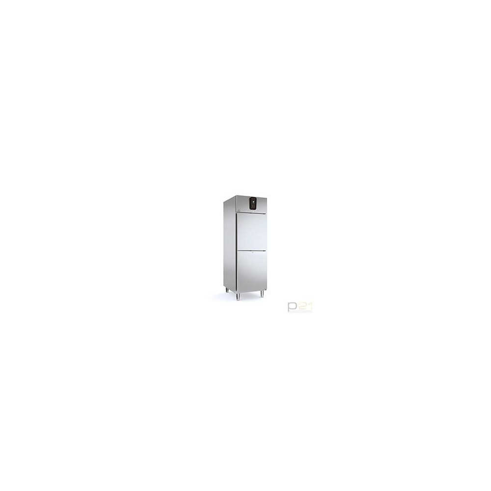 Szafa chłodnicza, monoblokowa, 490 l, podzielone drzwi, dotykowe sterowanie, Olis 1021004