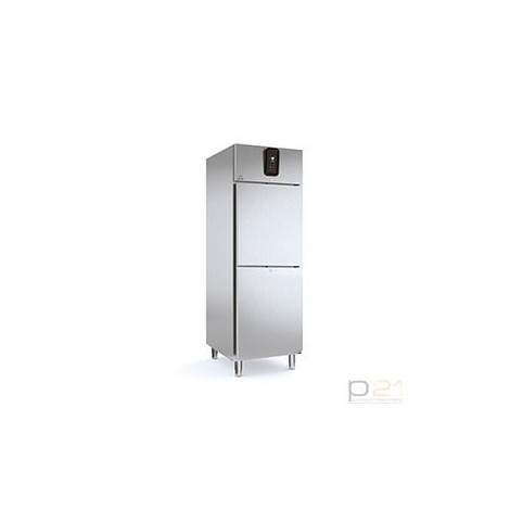 Szafa chłodnicza, monoblokowa, 490 l, podzielone drzwi, dotykowe sterowanie, Olis 1021004
