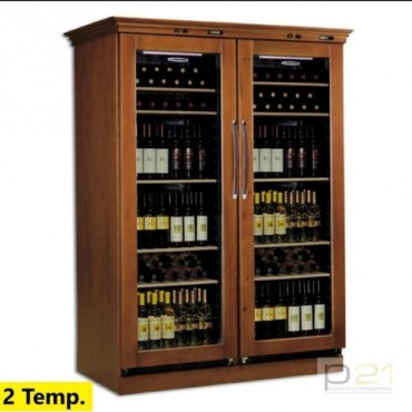 Szafa do przechowywania i ekspozycji wina, poj. 106 + 106 butelek, Maxicantinetta GLX, Tecfrigo 1080021