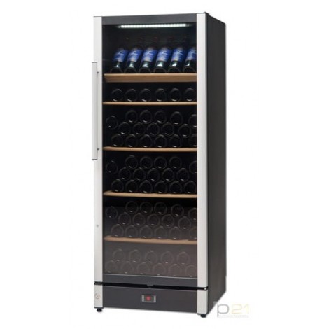 Szafa do przechowywania i ekspozycji wina, poj. 146 butelek/298 l, Tecfrigo Wine 155 Black