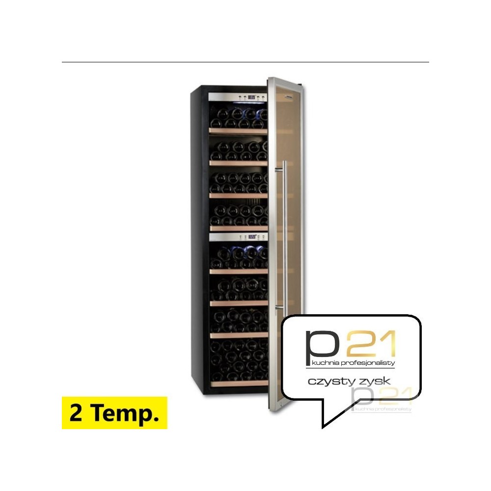 Szafa do przechowywania i ekspozycji wina, poj. 181 butelek, 2 temperatury, Sommelier 482, Tecfrigo 1080014