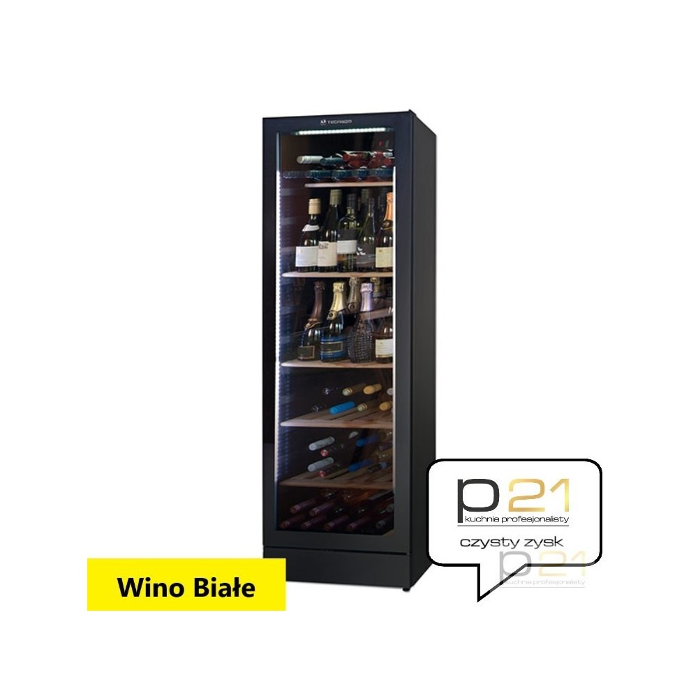 Szafa do przechowywania i espozycji wina białego, poj.191 butelek, Wine 185 FG Brut, Tecfrigo 1080012