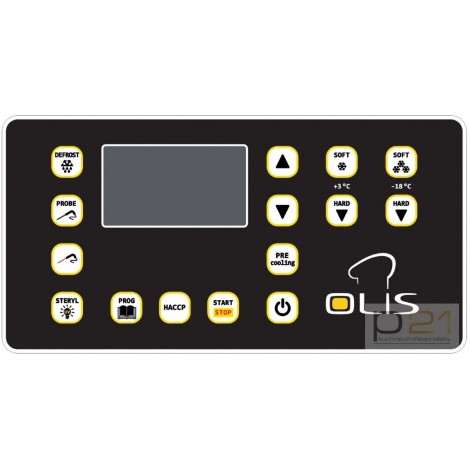 Szybko schładzarko-zamrażarka/szokowka 40x GN2/1, jednodrzwiowa, 12860 W, OBF402DP, Olis