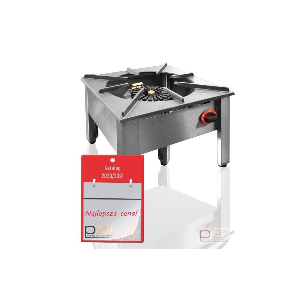 Taboret gazowy 1-palnikowy 13kW 500x500x450