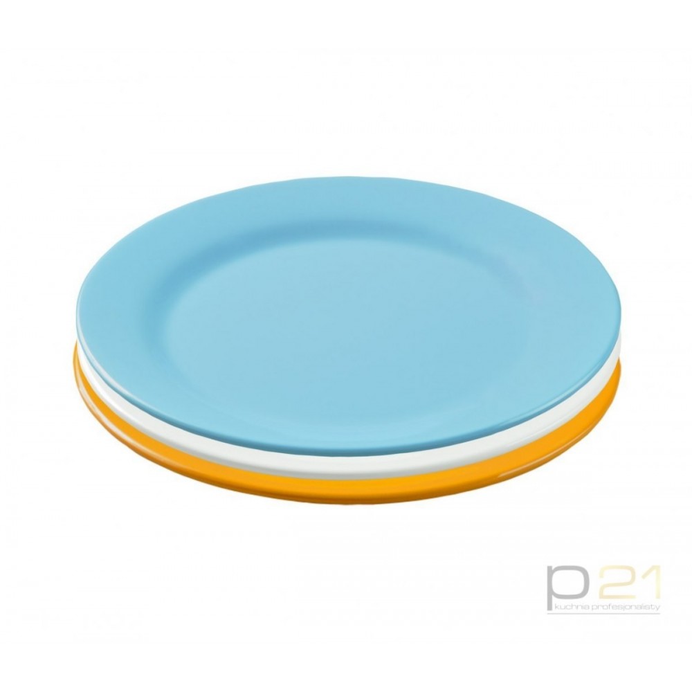 Talerz płaski pomarańczowy śr.261