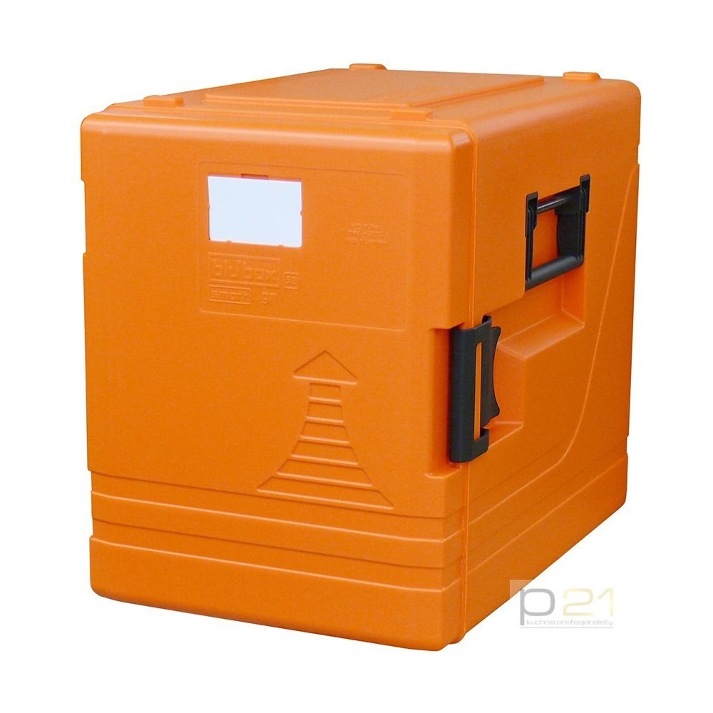 Termoport blu'box front 2xGN1/1-200 pomarańczowy
