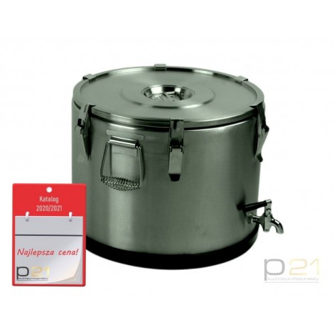 Termos stalowy - poj. 15 l (z kranem)