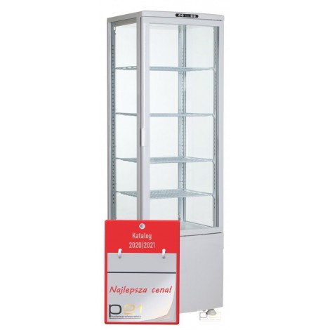 Witryna chłodnicza biała poj.235l, oświetlenie LED