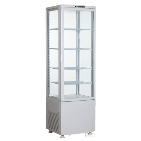 Witryna chłodnicza biała poj.235l, oświetlenie LED