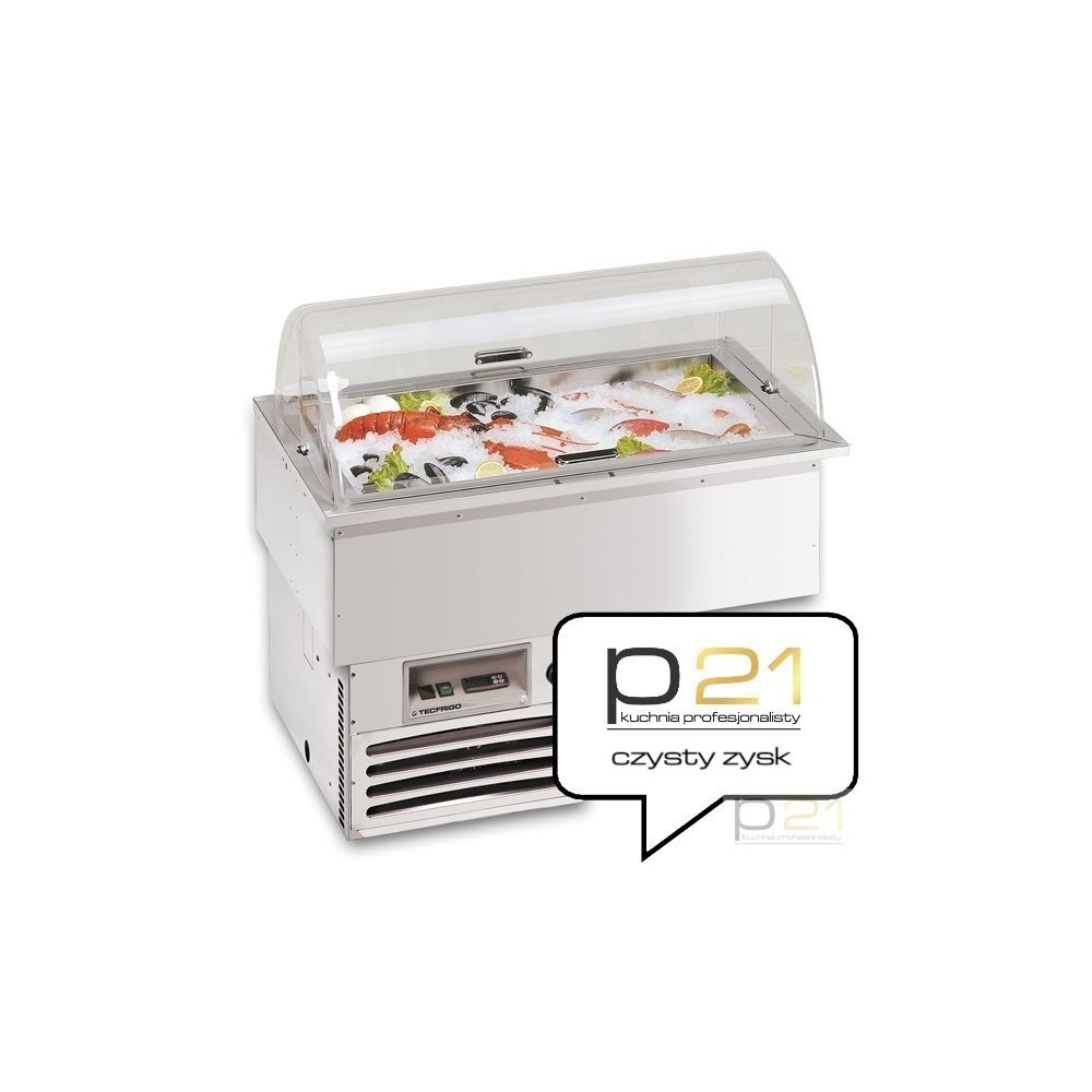 Witryna chłodnicza do przechowywania i ekspozycji ryb, Nettuno, Tecfrigo 1150012