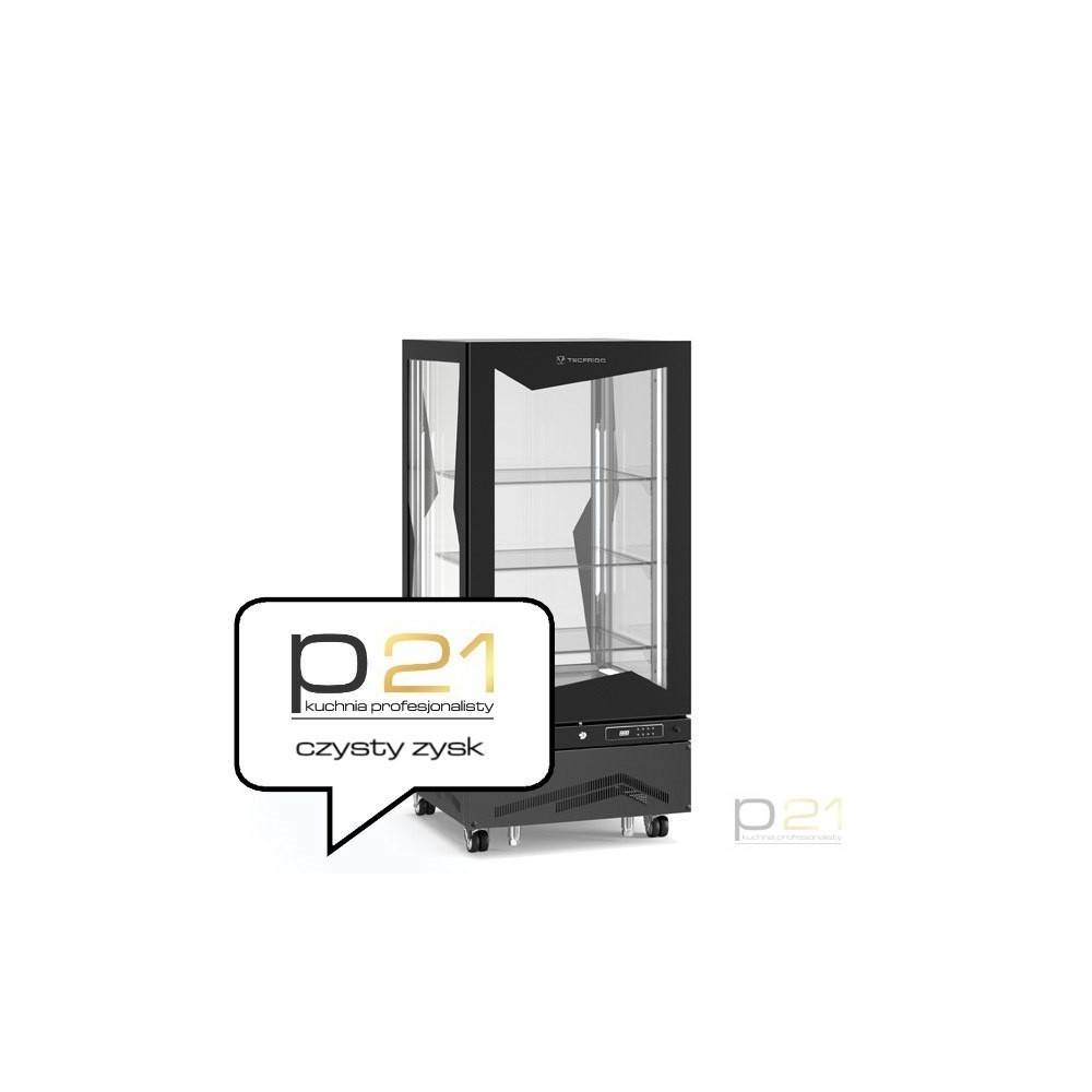 Witryna chłodnicza ekspozycyjna, przeszklona, 275 l, +5/-20oC, Marilyn 275BTQ BIS, Tecfrigo 1070021