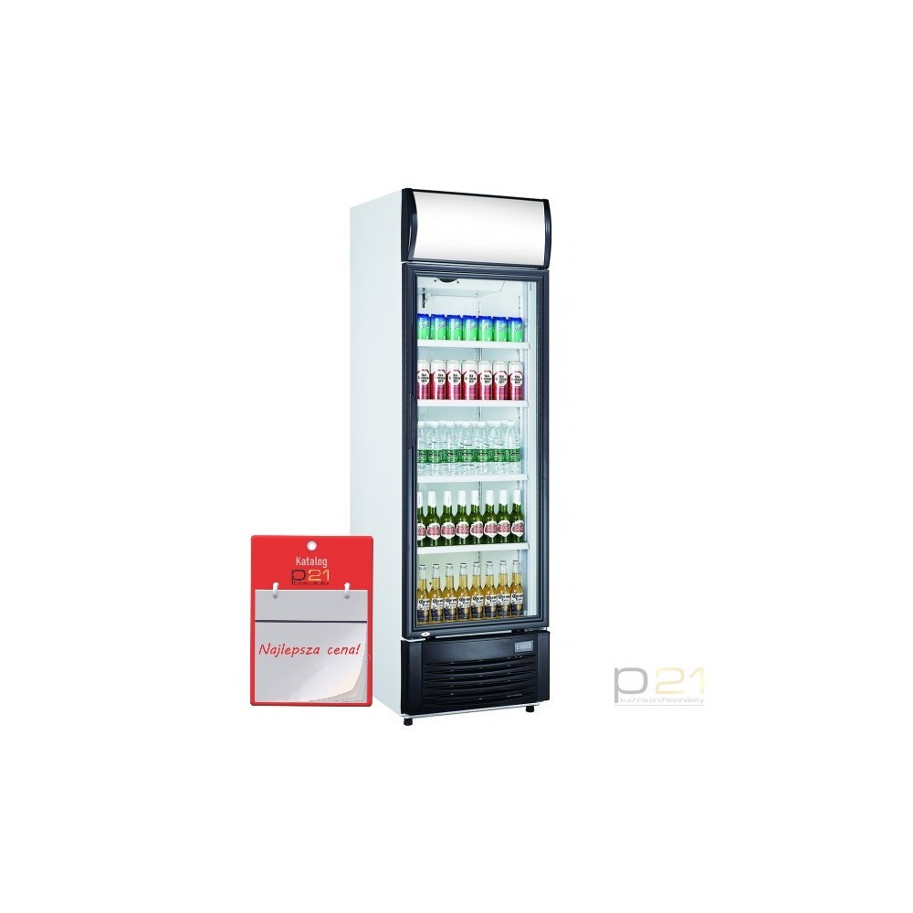 Witryna chłodnicza przeszklona poj. 382 l