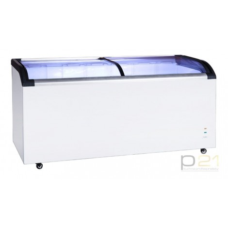 Zamrażarka skrzyniowa przeszklona - poj. 520 l