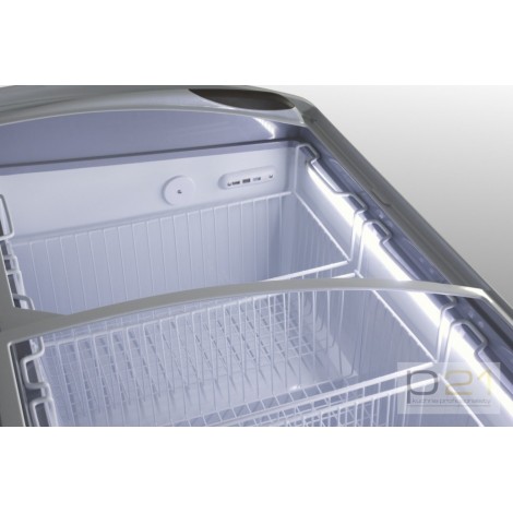 Zamrażarka szkrzyniowa przeszklona, poj. 400l, AX400CFG, Amitek