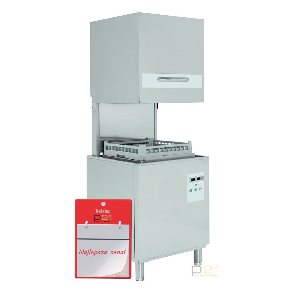 Zmywarka C50K kapturowa, 2 dozowniki, 400V