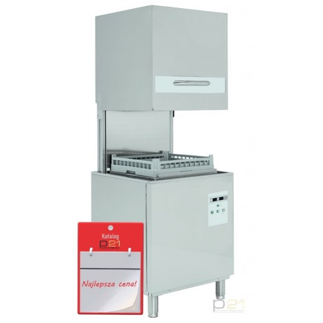 Zmywarka C50K kapturowa, 2 dozowniki, 400V