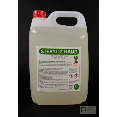 Żel do dezynfekcji rąk, Steryliz Hand 5 l