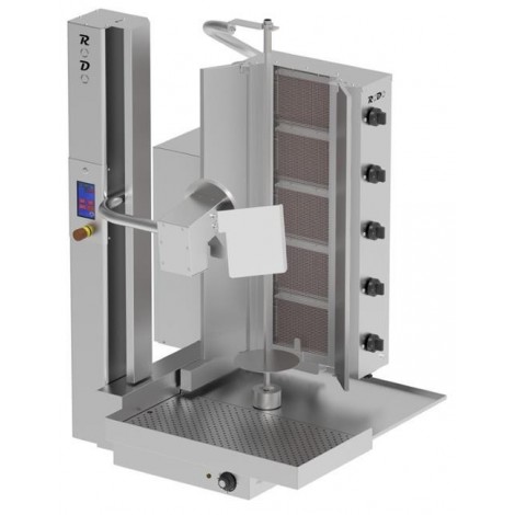 Automatyczne urządzenie do opiekania i cięcia kebaba – gazowe