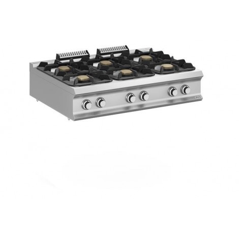 Kuchnia gazowa z nowymi palnikami FLEX BURNERS o mocy 7 kW i 11 kW, stołowa - kod FB912TXXL