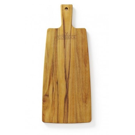 Deska do krojenia Landhaus z drewna tekowego 400x300x(H)18