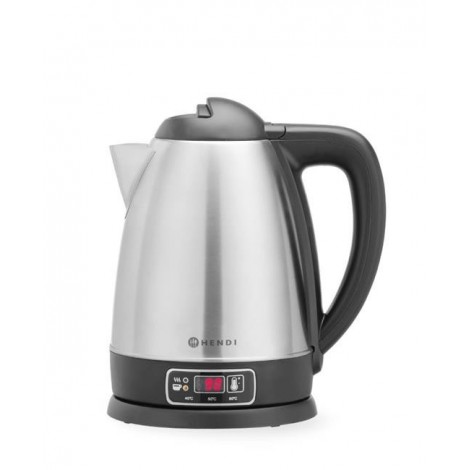 Czajnik elektryczny bezprzewodowy z regulacją temperatury, HENDI, 1,8L, 230V/1800W, 230x165x(H)255mm