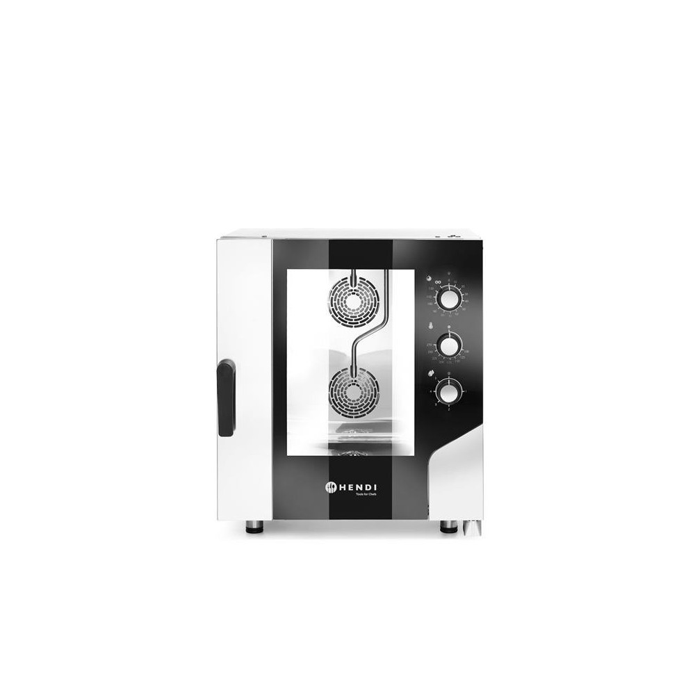 Piec konwekcyjno-parowy 6x GN 1/1, elektryczny, sterowanie elektromechaniczne