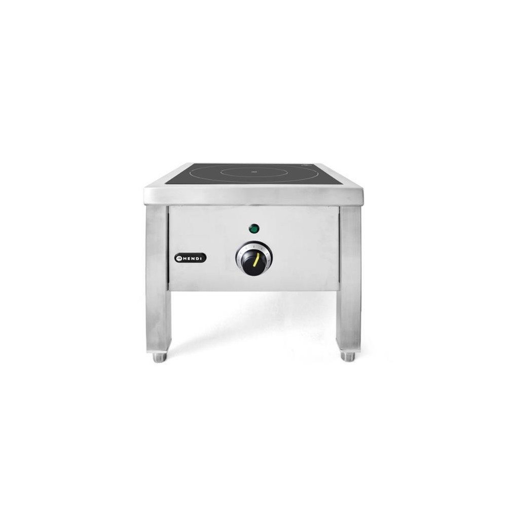 Taboret indukcyjny o dużej mocy, HENDI, 400V/5000W, 422x400x(H)366mm