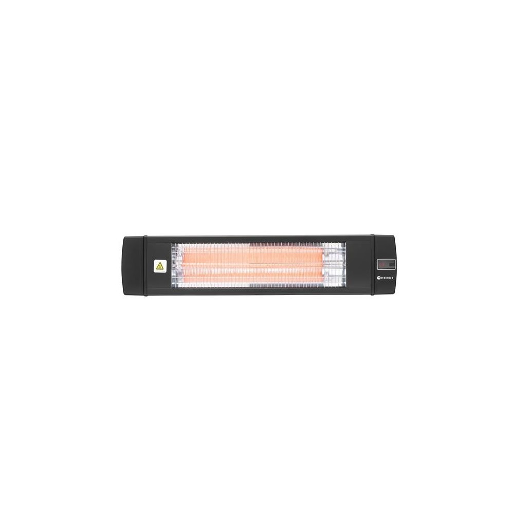 Promiennik podczerwieni Bola tarasowy, HENDI, czarny, 230V/2500W, 879x85x(H)195mm