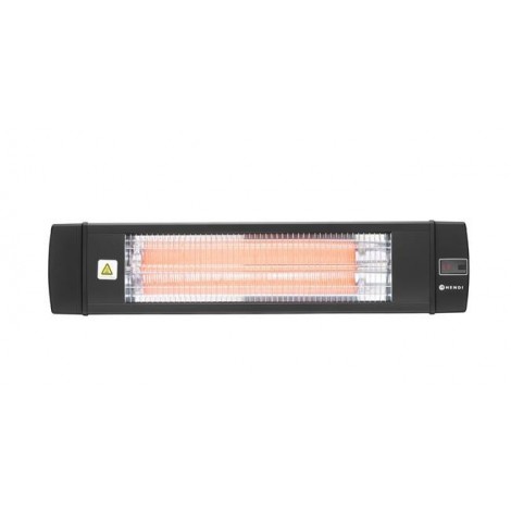 Promiennik podczerwieni Bola tarasowy, HENDI, czarny, 230V/2500W, 879x85x(H)195mm