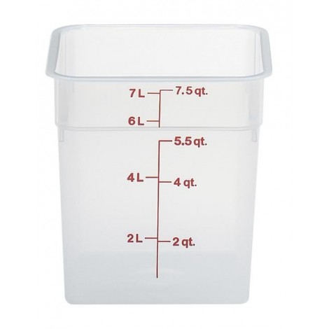 Przezroczysty pojemnik polipropylenowy na żywność CAMBRO CamSquare® 3,8 l