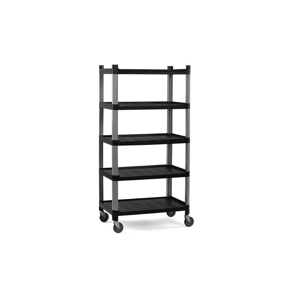 Wózek 5-półkowy z polipropylenu