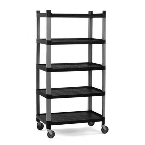 Wózek 5-półkowy z polipropylenu