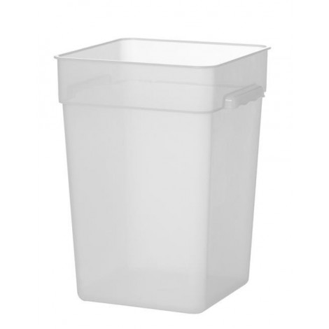 Pojemnik na żywność z podziałką, HENDI, 11,4L, 290x290x(H)210mm
