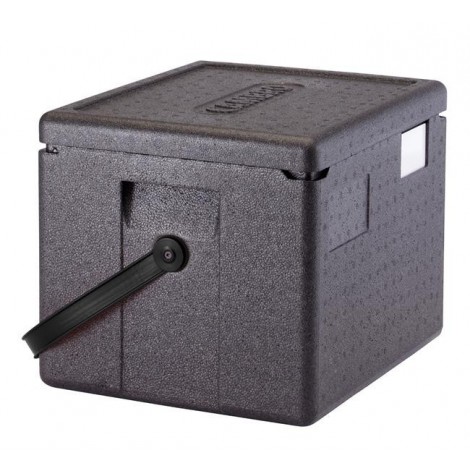 Pojemnik termoizolacyjny CAMBRO Cam GoBox® z czarnym paskiem, GN 1/2 22,3 l