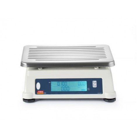 Waga kalkulacyjna LCD z legalizacją, seria ATA, 60 kg, TEM, 359x502x(H)133mm