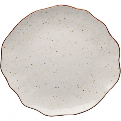 talerz płytki, kolor beżowy, Stone Age, Ø 330 mm