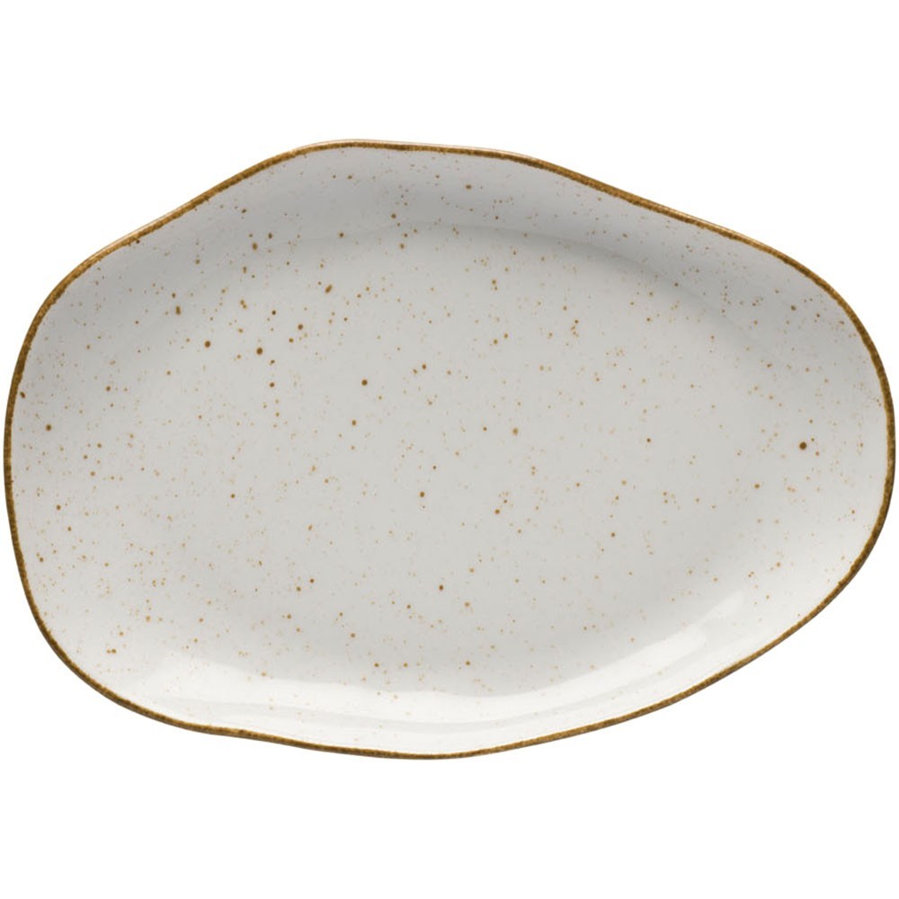 talerz płytki, kolor beżowy, Stone Age, Ø 210 mm