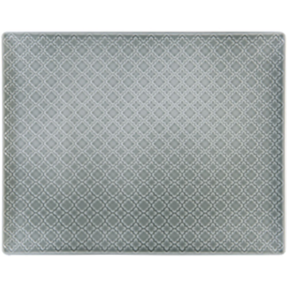talerz płytki, kolor szary, Marrakesz, 310x240 mm