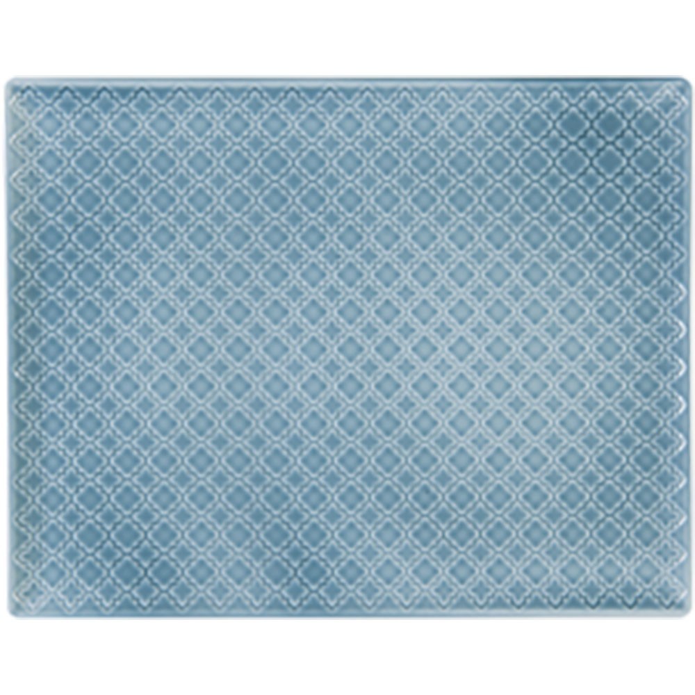 talerz płytki, kolor szaroniebieski, Marrakesz, 240x130 mm