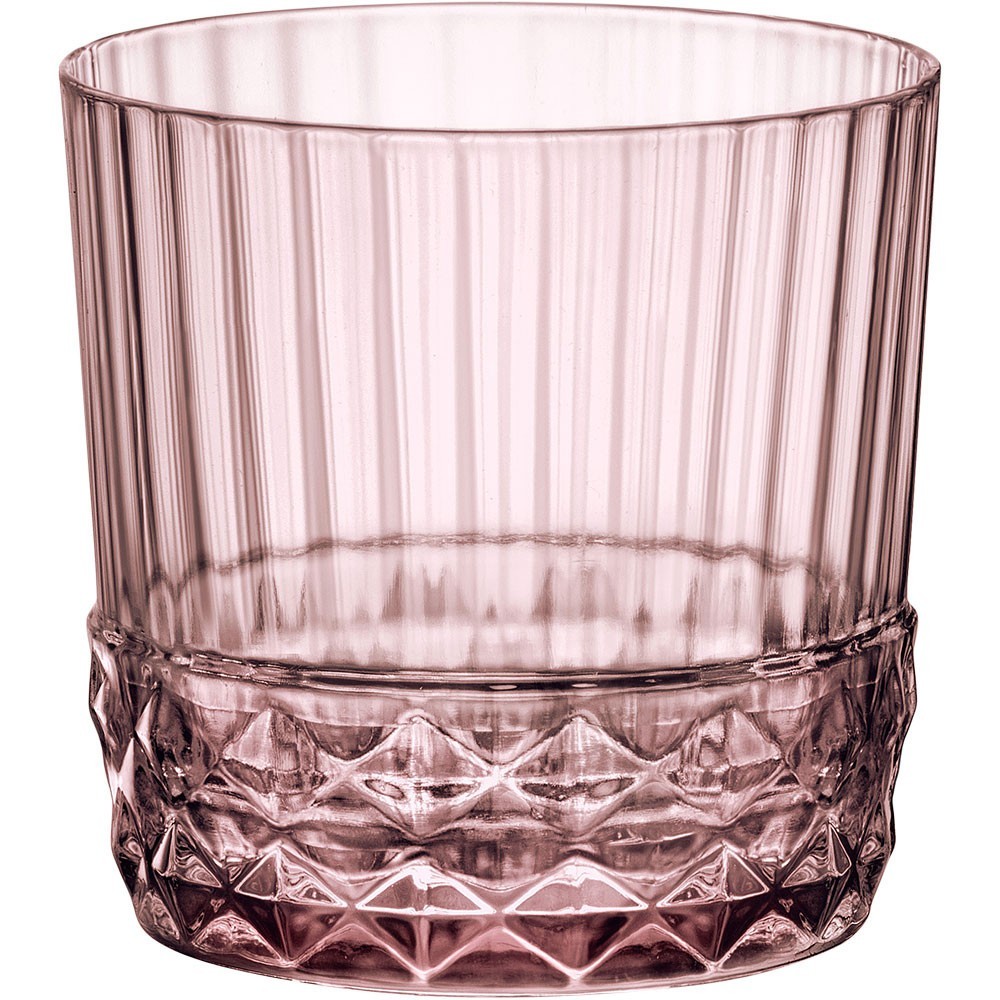 Szklanka niska, lilac rose, America' 20 s, V 300 ml