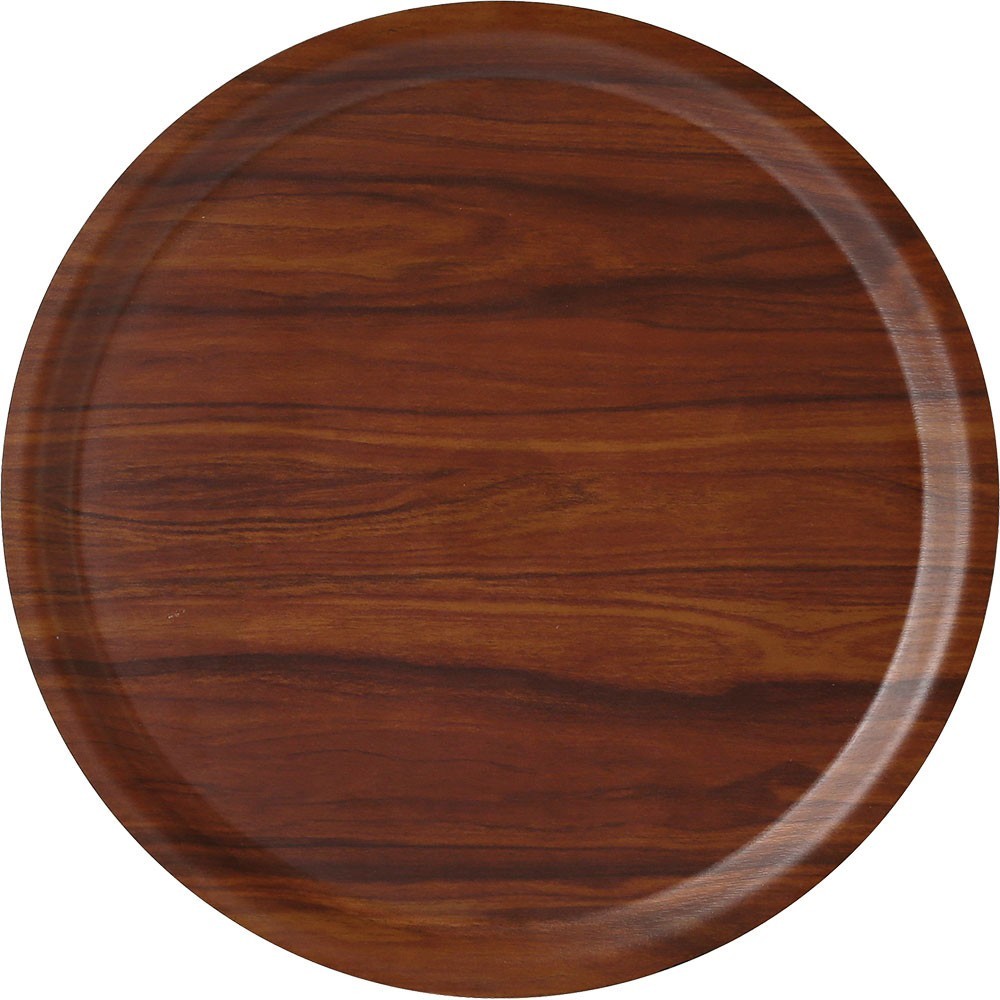 Taca laminowana, mahoniowa, matowa, Ø 330 mm