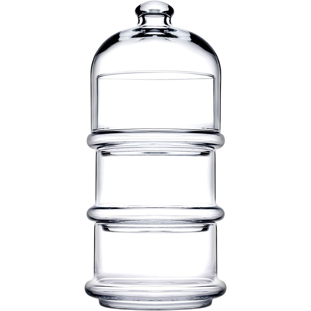 słoik do przechowywania ciasteczek lub cukierków, 3 poziomy