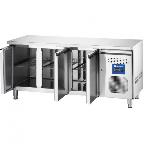 stół chłodniczy 3 drzwiowy, agregat po prawej stronie, V 417 l