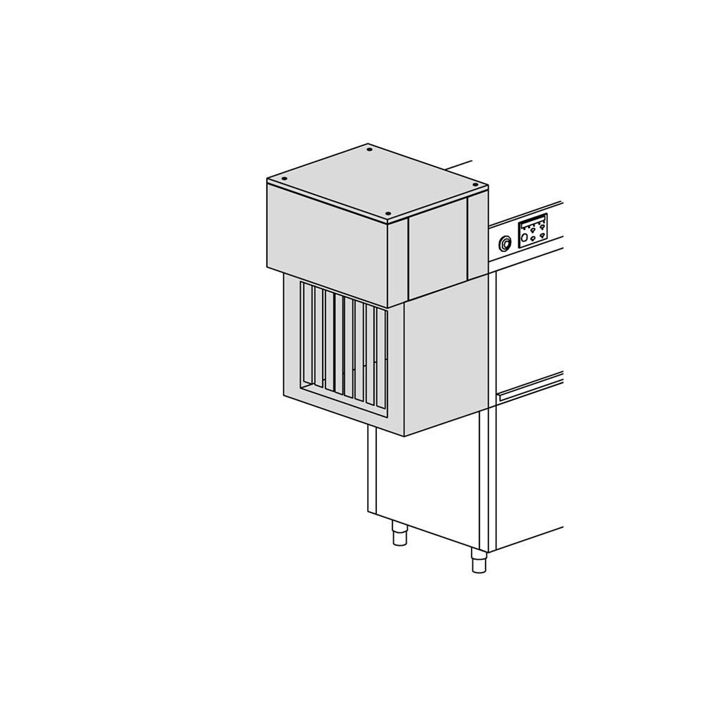 Moduł suszący o mocy 4,5 kW z wyjściem prostym, gwarantujący perfekcyjnie suche naczynia 