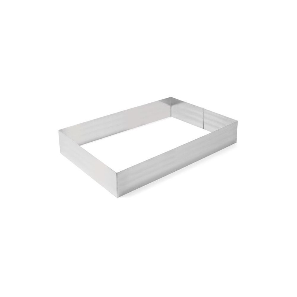 Rant piekarniczo-cukierniczy prostokątny 250x350x(H)80 mm