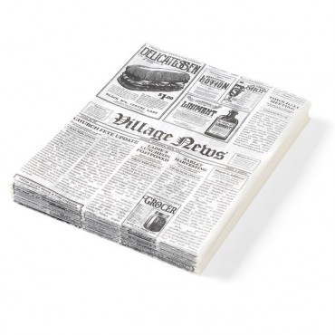 Papier pergaminowy nadruk gazety 200x250