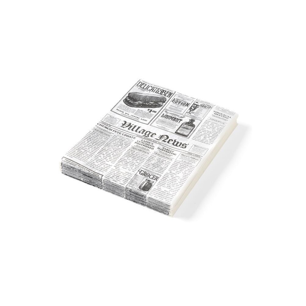 Papier pergaminowy, HENDI, wydruk gazety, 500 szt., 200x250mm