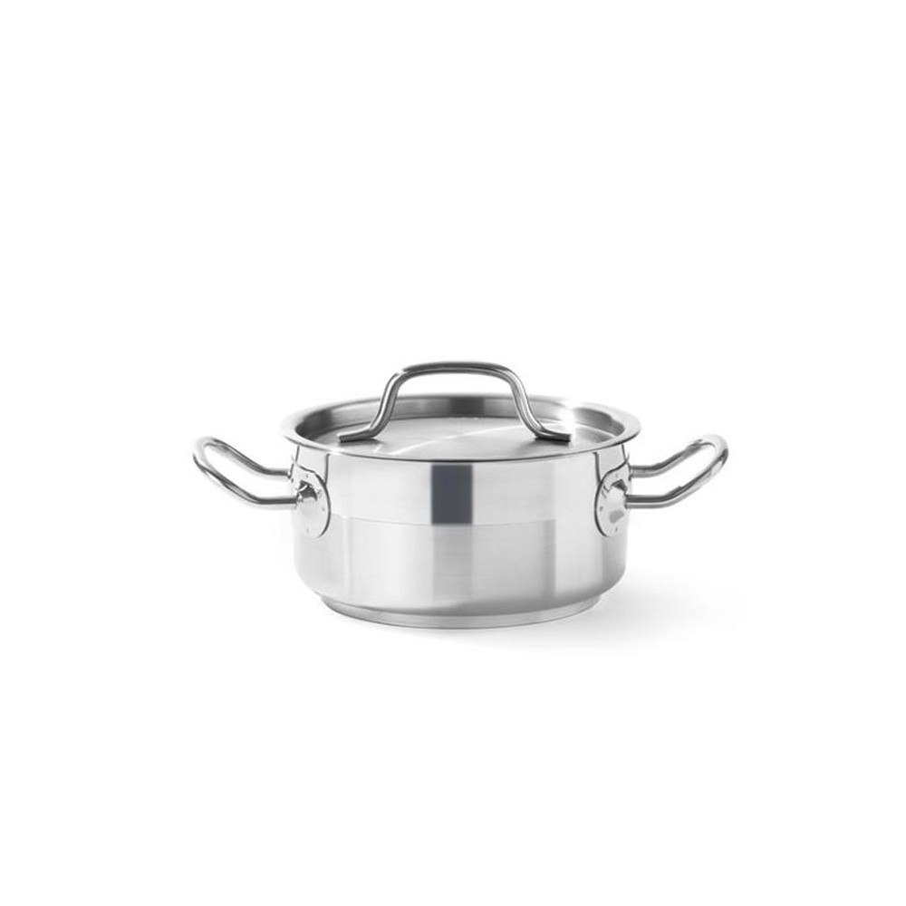 Garnek niski z pokrywką, HENDI, Profi Line, 12L, fi.320x(H)150mm
