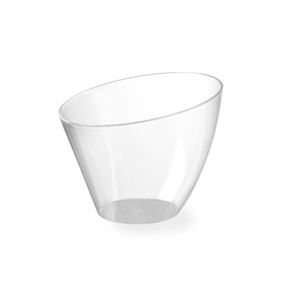 Naczynie skośne do przekąsek fingerfood – jednorazowe zestaw 100 szt. 140